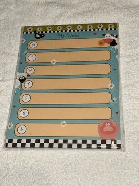 Studio Magnetic Weekly Planner - White and Black